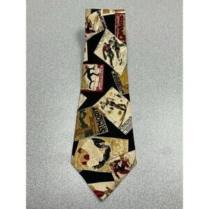 DE’MEDICI Vintage Multicolor Silk Tie 52 1/4”x3 1/2”